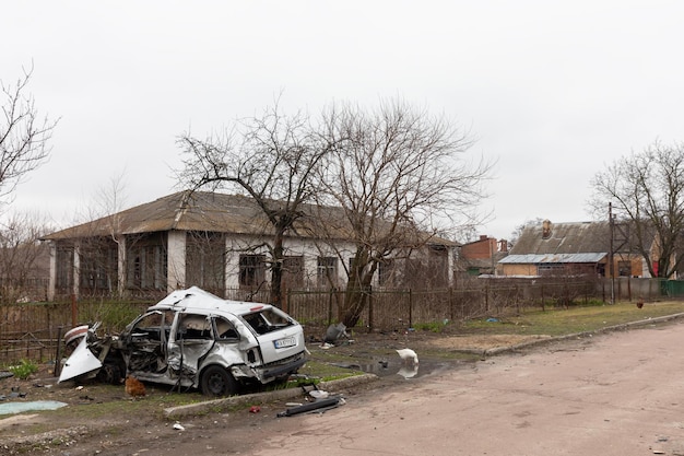 War in Ukraine Yahidne village Chernihiv region