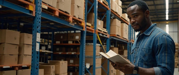 a warehouse full of boxes with one that says  boxes