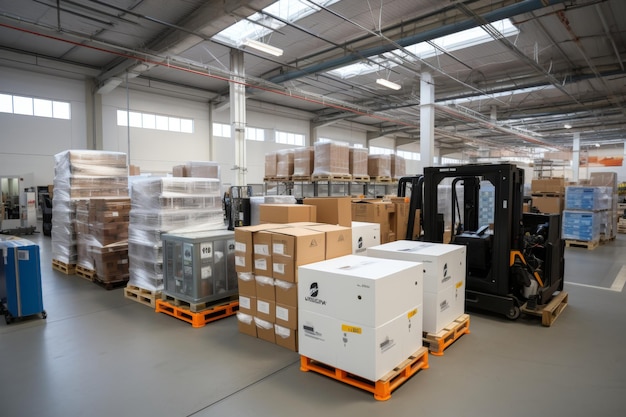 Warehouse Inventory Management Temporary Storage Facility for Optimal Logistic Deliveries