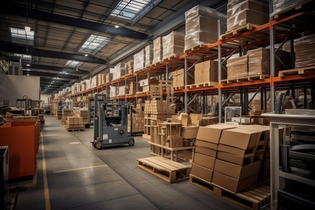 Warehouse Inventory Management Temporary Storage Facility for Optimal Logistic Deliveries