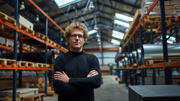 The warehouse manager in storage