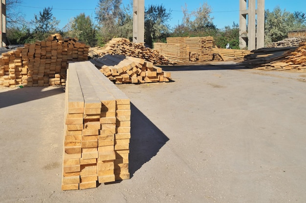 Warehouse pine wood