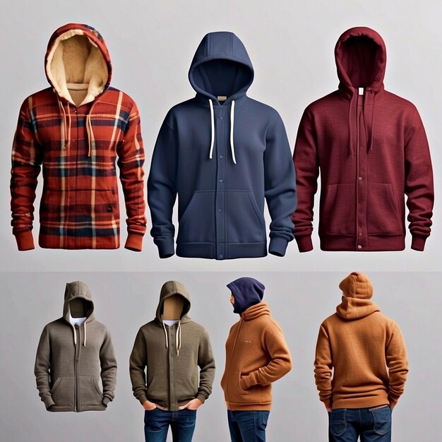 warm clothes mockups