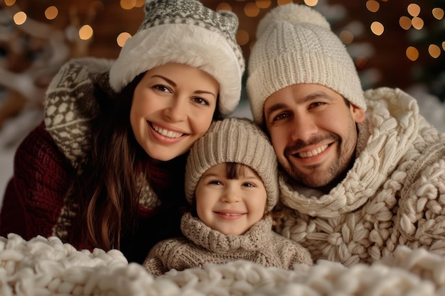 Warm and Cozy Christmas Family Gathering Cherished Moments of Joy and Togetherness Create lasting