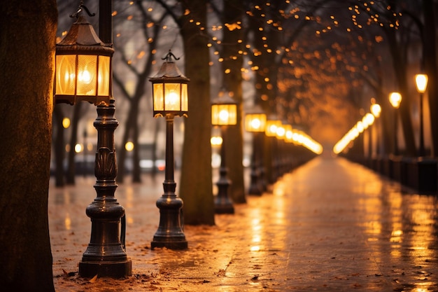 Warm Lights in Cold Weather