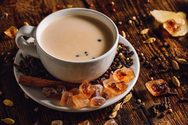 Warming Masala Chai with Spices