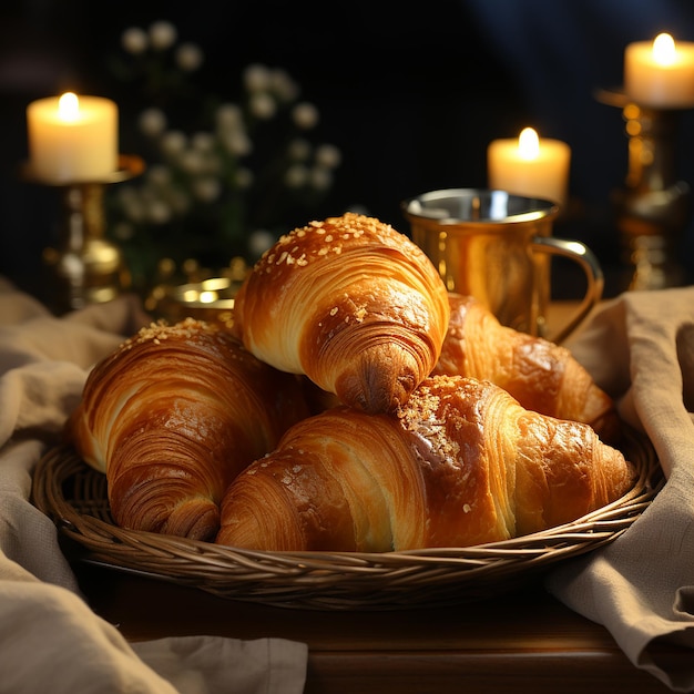 The Warmth of French Croissants