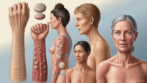 Warts Skin Conditions HighQuality Illustrations for Medical and Health Projects Freepik