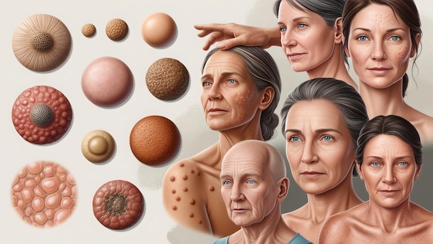 Warts Skin Conditions HighQuality Illustrations for Medical and Health Projects Freepik