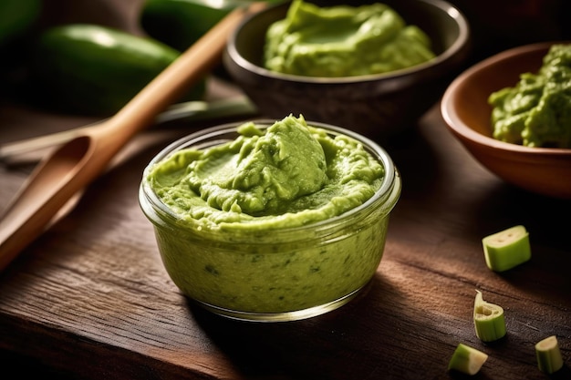 wasabi paste in kitchen table professional advertising food photography