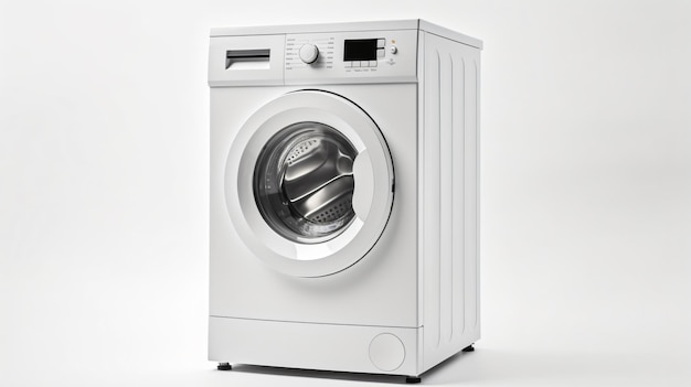 Washing machine isolated on white background