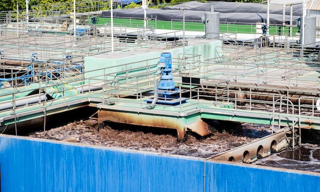 Waste water treatment ponds from industrial plants