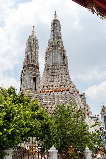 Wat Arun temple in Bangkok Thailand. Wat Arun-Buddhist temple in Bangkok's Yai district of Bangkok, Thailand, Wat Arun mosaic close-up