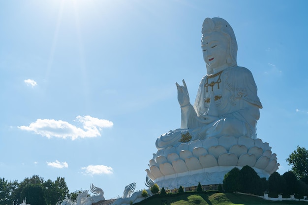 Wat Huay Pla Kang in Chiang Rai Thailand