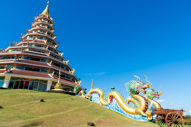 Wat Huay Pla Kang in Chiang Rai Thailand