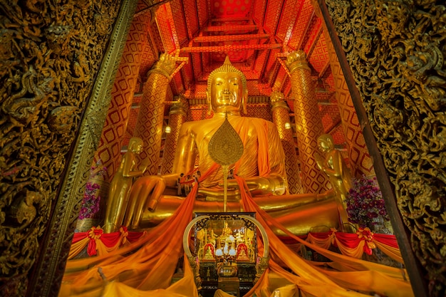 Wat Phanan Choeng temple in Ayutthaya Thailand