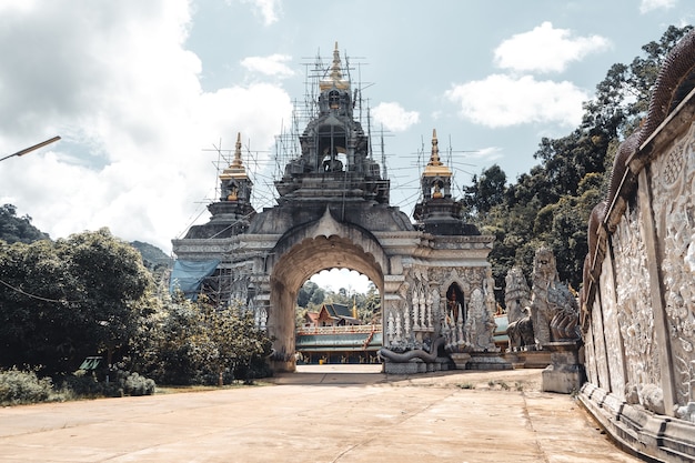 Wat Phra Buddhabat Si Roi,Golden Temple in Chiang Mai, Thailand