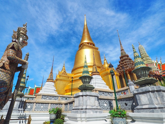 Wat Phra Si Rattana Satsadaram (Wat Phra Kaew), Beautiful temple in Bangkok, Thailand.