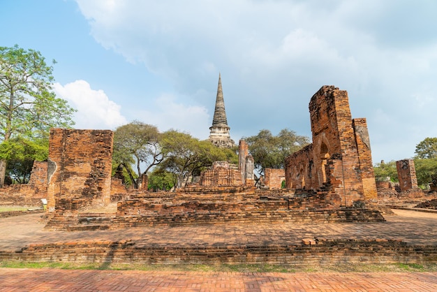 Wat Phra Sri Sanphet Temple in the precinct of Sukhothai Historical Park, a UNESCO World Heritage Site in Ayutthaya, Thailand