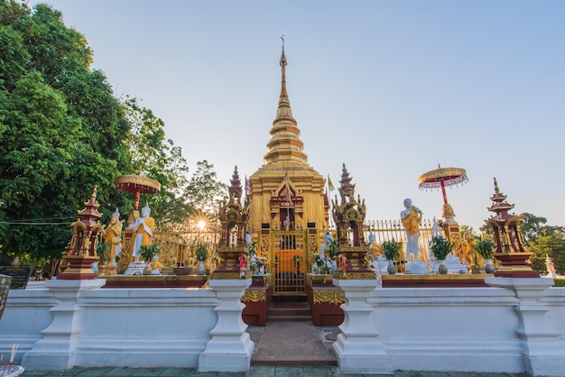 Wat Phra That Doi Wao. in Mae Sai, Chiang Rai.