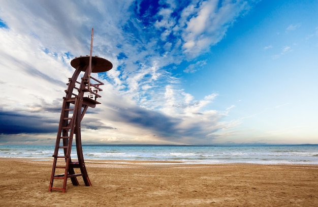 Watchtower on the beach