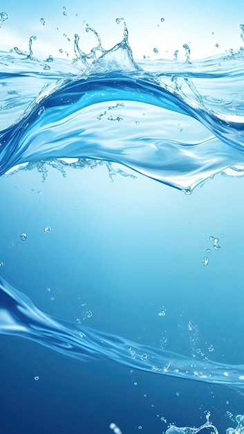 water banner background