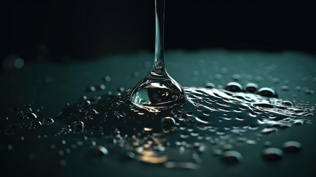 A water bottle is poured into a glass.