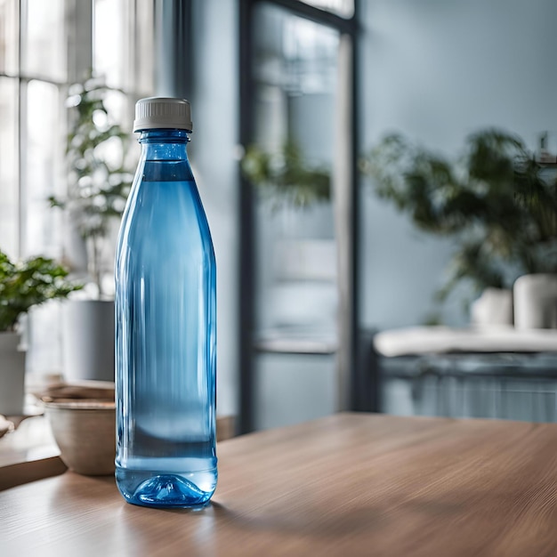 Water bottle mockup design