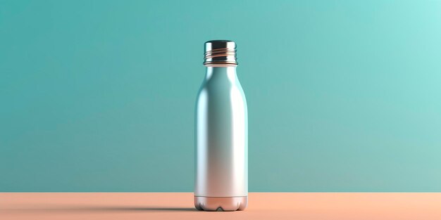 Water Bottle with beautiful background Generative AI