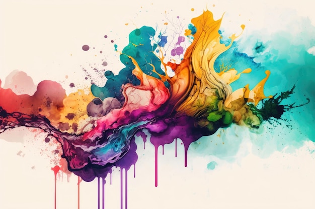 Water color Abstract background Made by AIArtificial intelligence