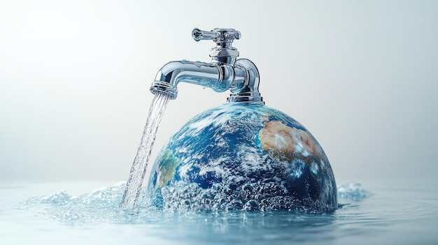 Photo water crisis concept