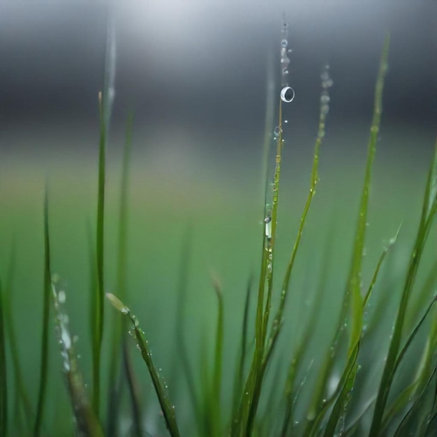 a water droplet with water drops on it