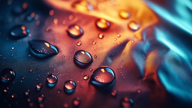 water droplets are on a bottle with a red liquid