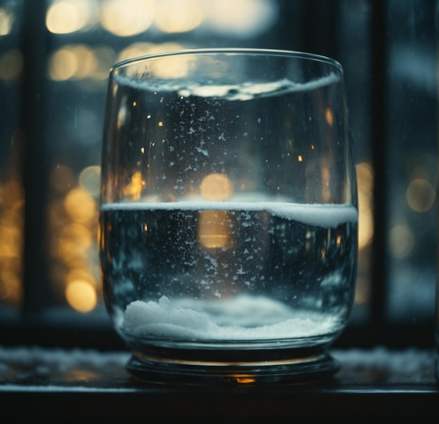 Water in the glass