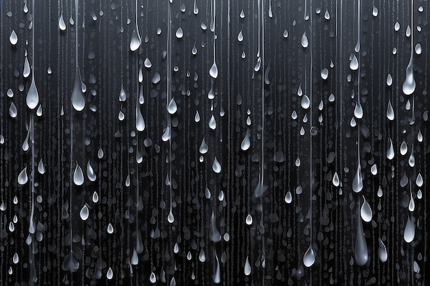 Water rain drops abstract texture