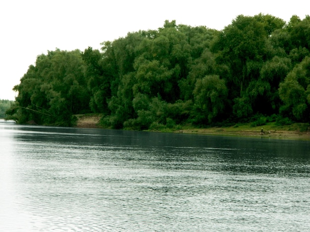 Water reservoir solina with a view of the dam. Solina Lake and Dam. Subcarpathia, Poland. High quali