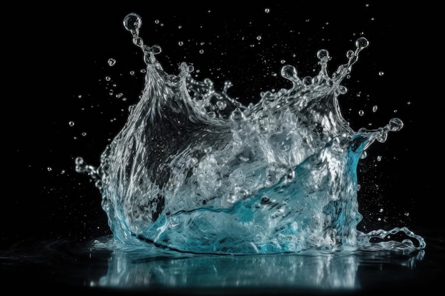 Water splash Generate Ai