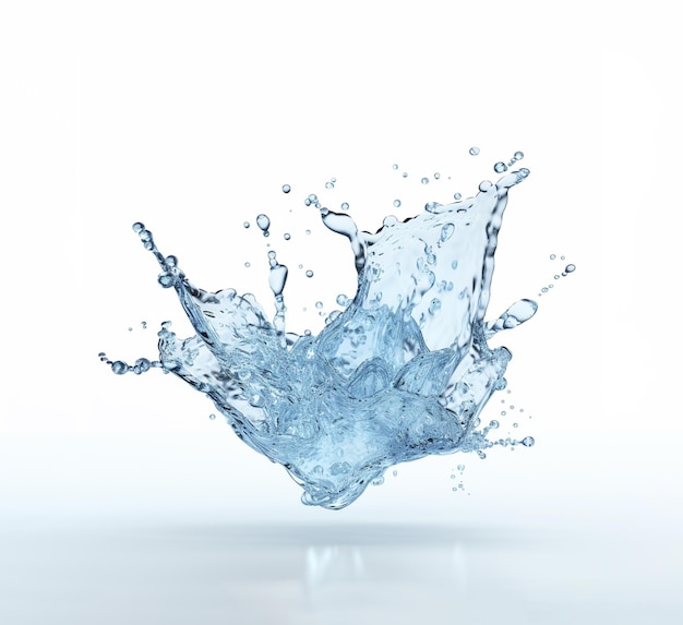 water splash isolated on white background