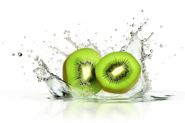 Water splash kiwi fruit plant