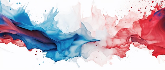 Water Splatter Effect Water color Splash Paint for Independence day flag Ai Generated