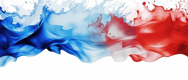 Water Splatter Effect Water color Splash Paint for Independence day flag Ai Generated