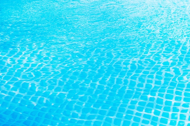 Water surface in swimming pool