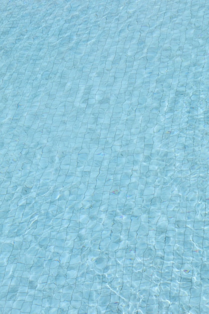 The water on swimming pool for background and texture