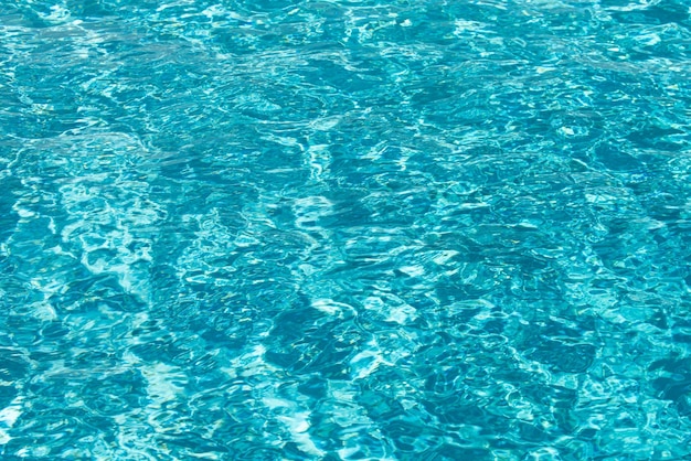 Water in swimming pool background with high resolution wave abstract or rippled water texture