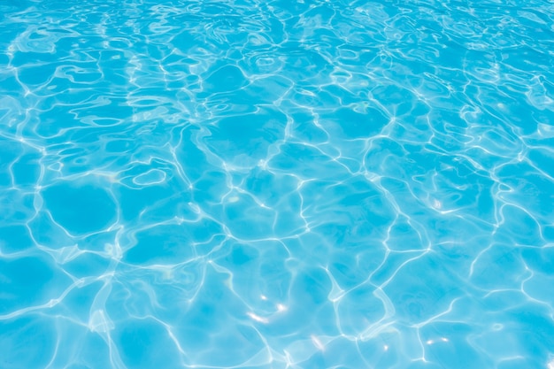 water in swimming pool rippled water detail background