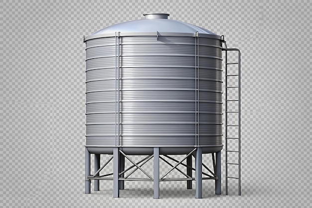 Water Tank Isolated on Transparent Background