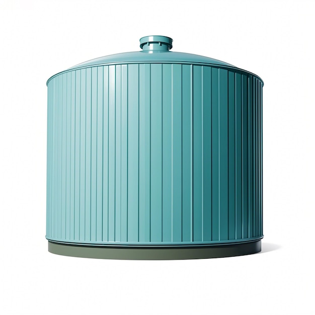 Photo water tank on white background