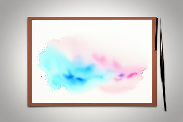 Watercolor background splash ink shading design element minimalist style of Chinese ink painting