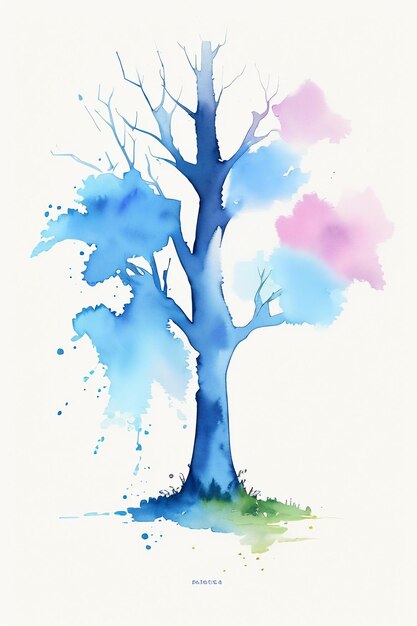 Watercolor background splash ink shading design element minimalist style of Chinese ink painting