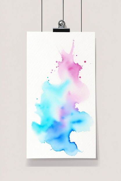 Watercolor background splash ink shading design element minimalist style of Chinese ink painting